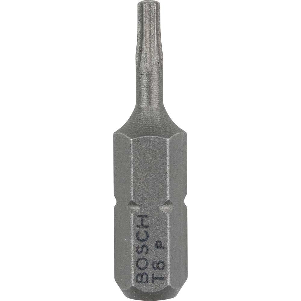 Bosch Extra Hard Torx Screwdriver Bit T8 25mm Pack of 3 - Image 1