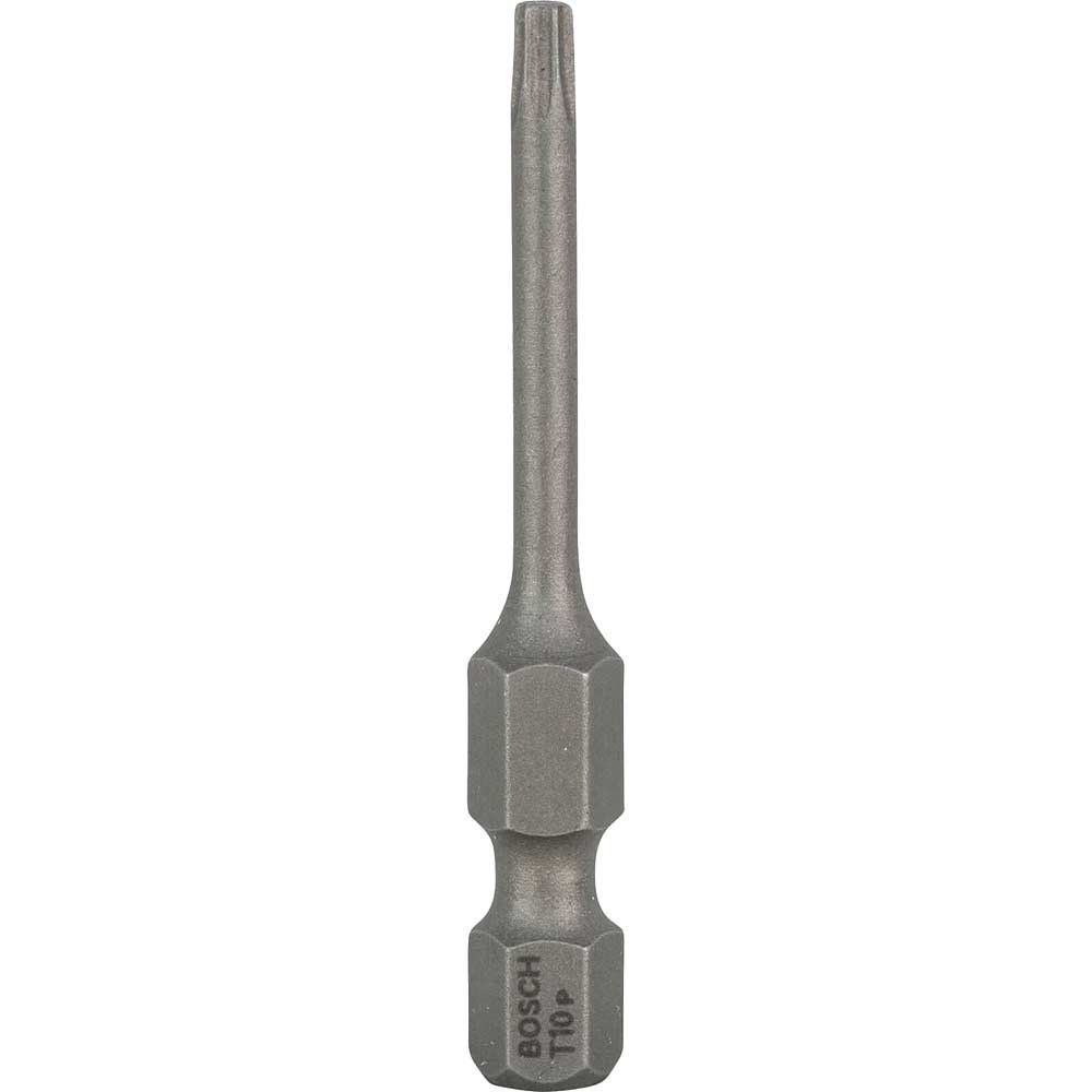 Bosch Extra Hard Torx Screwdriver Bit T10 50mm Pack of 1 - Image 1