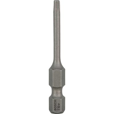 Bosch Extra Hard Torx Screwdriver Bit T10 50mm Pack of 1
