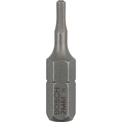 Bosch Hex Extra Hard Screwdriver Bit Hex 2mm 25mm Pack of 3