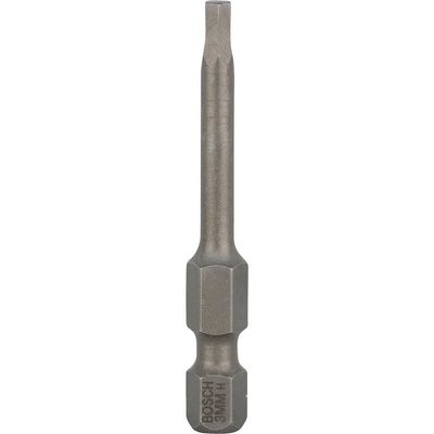 Bosch Hex Extra Hard Screwdriver Bit Hex 3mm 50mm Pack of 3