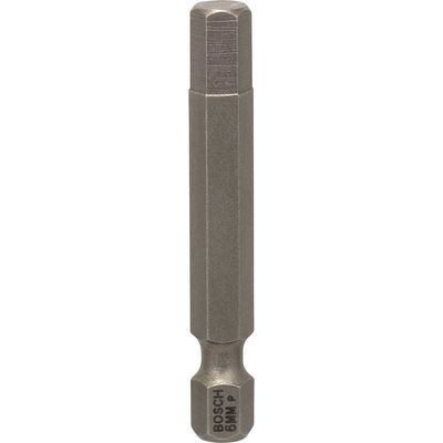 Bosch Hex Extra Hard Screwdriver Bit Hex 6mm 50mm Pack of 3