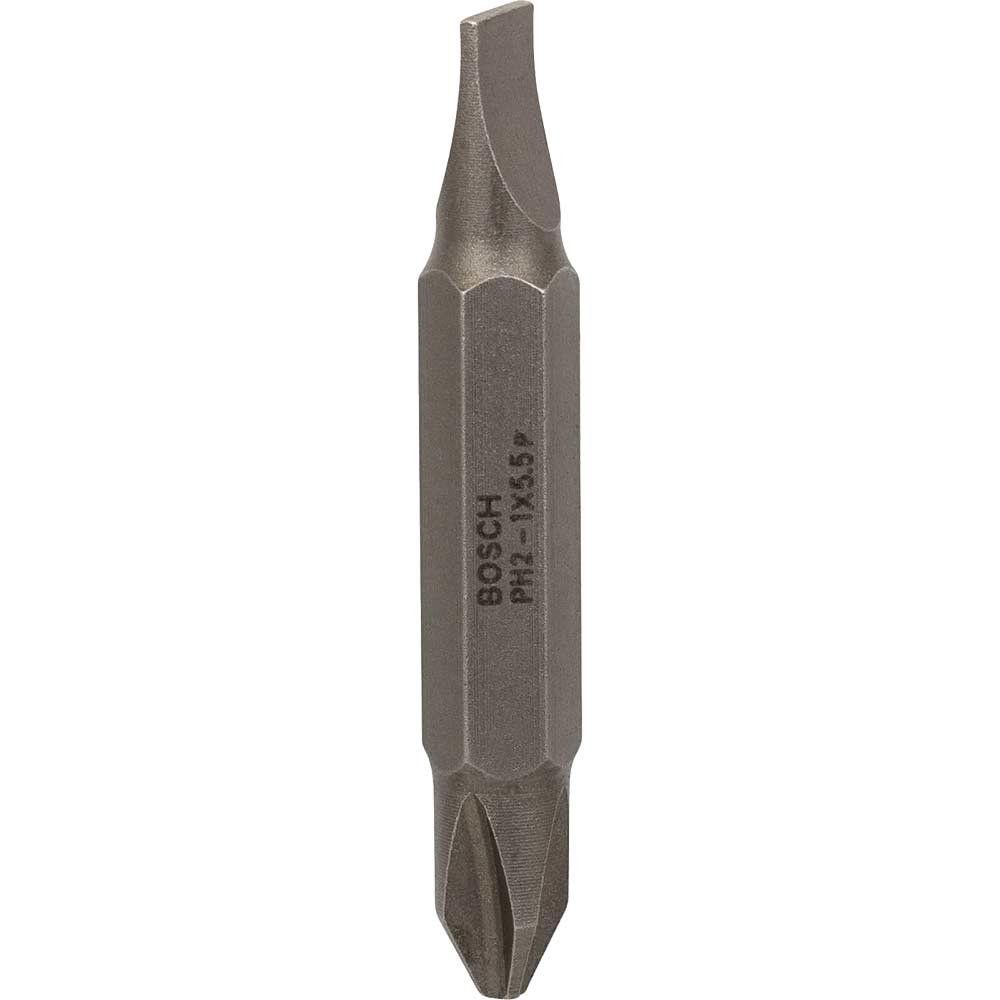 Bosch PH2 and Slotted Double Ended Screwdriver Bit - Image 1