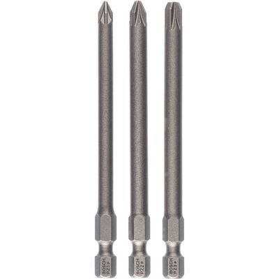 Bosch 3 Piece 89mm Pozi Screwdriver Bit Set
