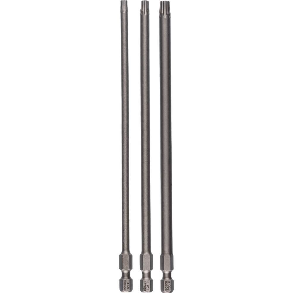 Bosch 3 Piece Extra Hard Torx Screwdriver Bit Set - Image 1