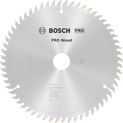 Bosch PRO Wood Cutting Mitre Saw Blade 216mm 60T 30mm