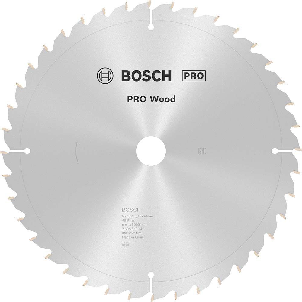 Bosch PRO Wood Cutting Mitre Saw Blade 305mm 40T 30mm - Image 1