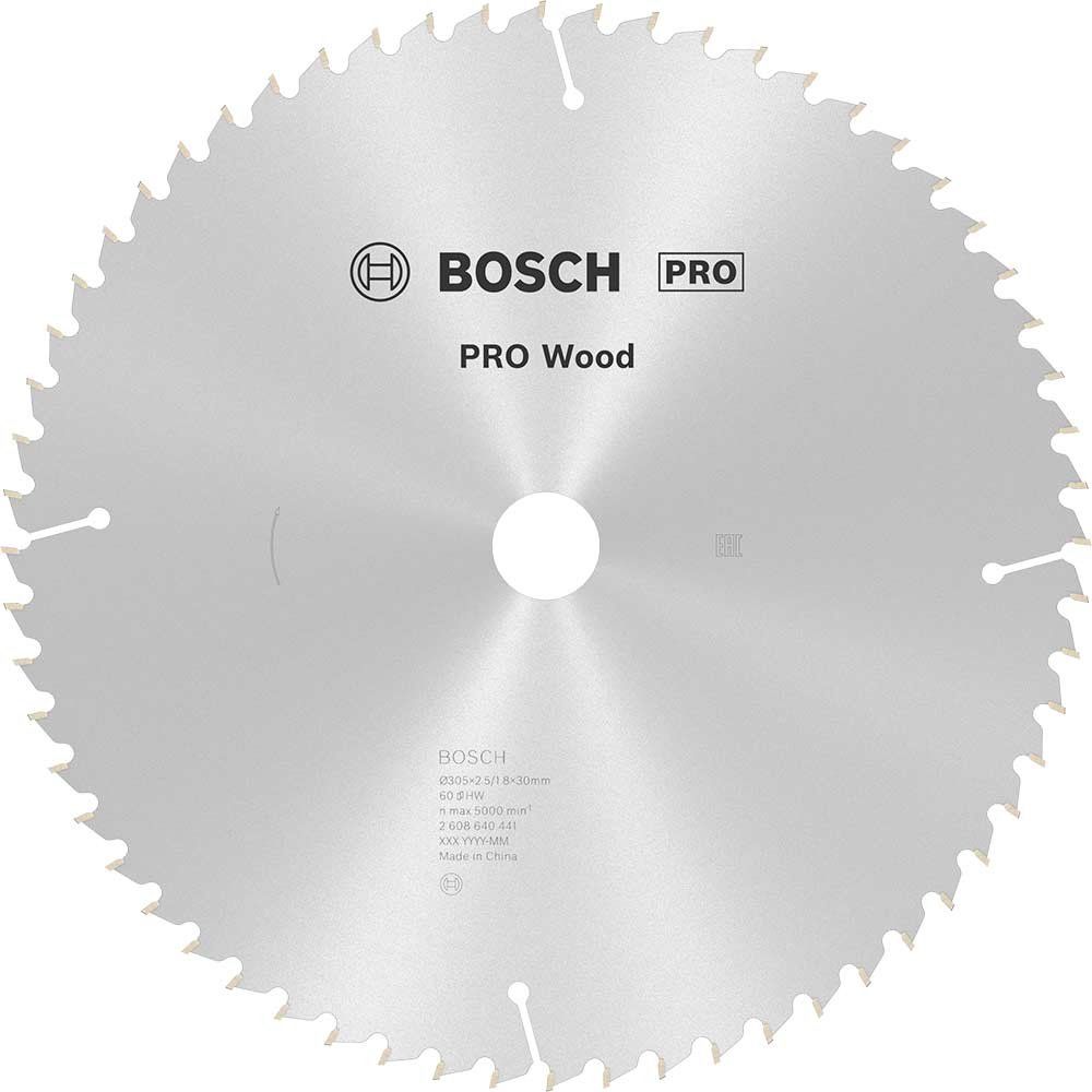Bosch PRO Optiline Wood Cutting Mitre Saw Blade 305mm 60T 30mm - Image 1