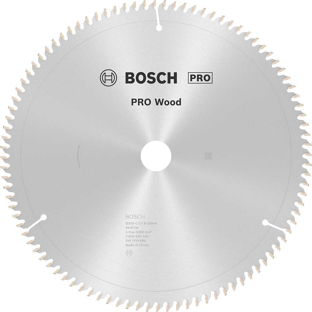Bosch PRO Wood Cutting Mitre Saw Blade 305mm 96T 30mm - Image 1