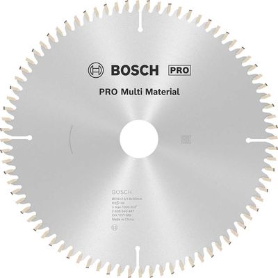 Bosch PRO Multi Material Cutting Mitre and Table Saw Blade 216mm 80T 30mm