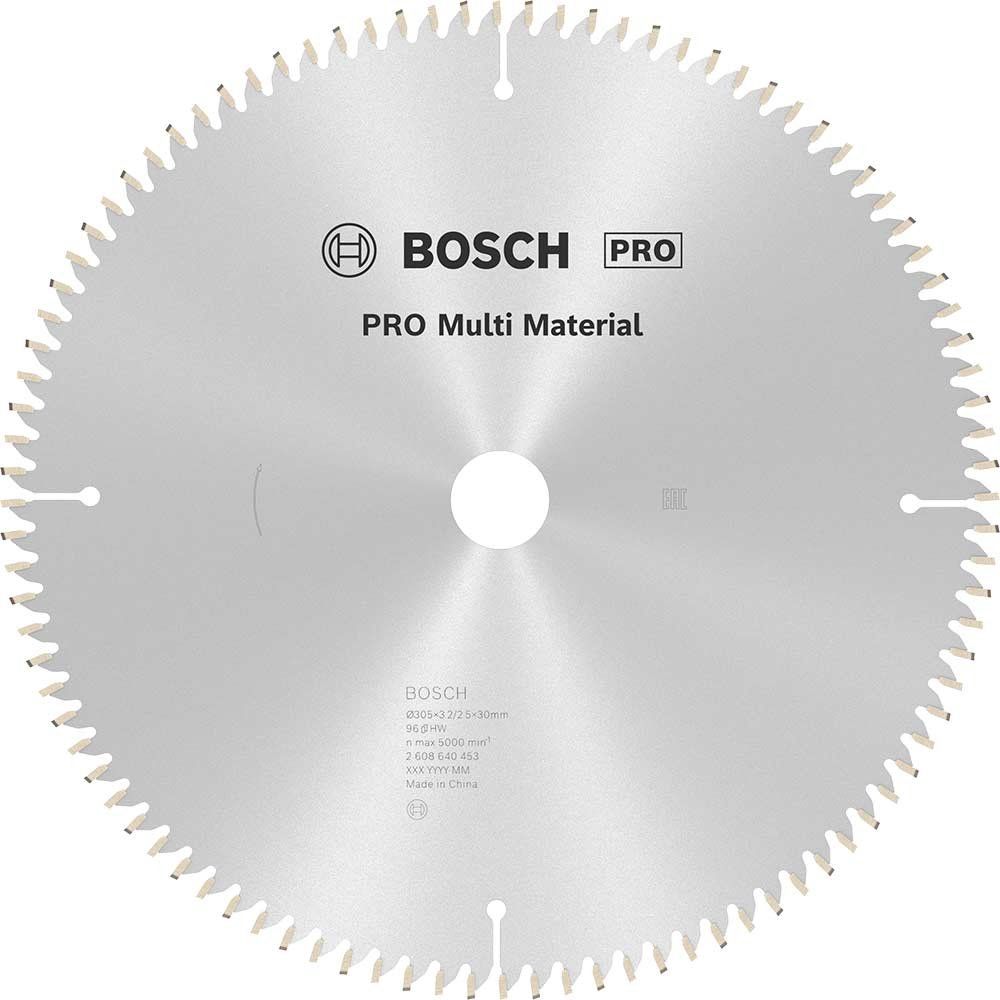 Bosch PRO Multi Material Cutting Mitre and Table Saw Blade 305mm 96T 30mm - Image 1