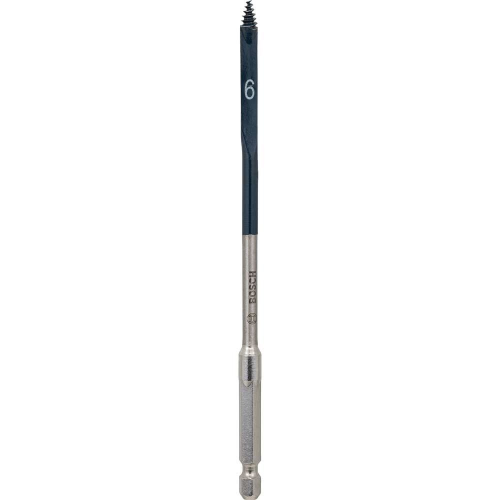Bosch Self Cut Speed Hex Shank Flat Drill Bit 6mm 150mm - Image 1