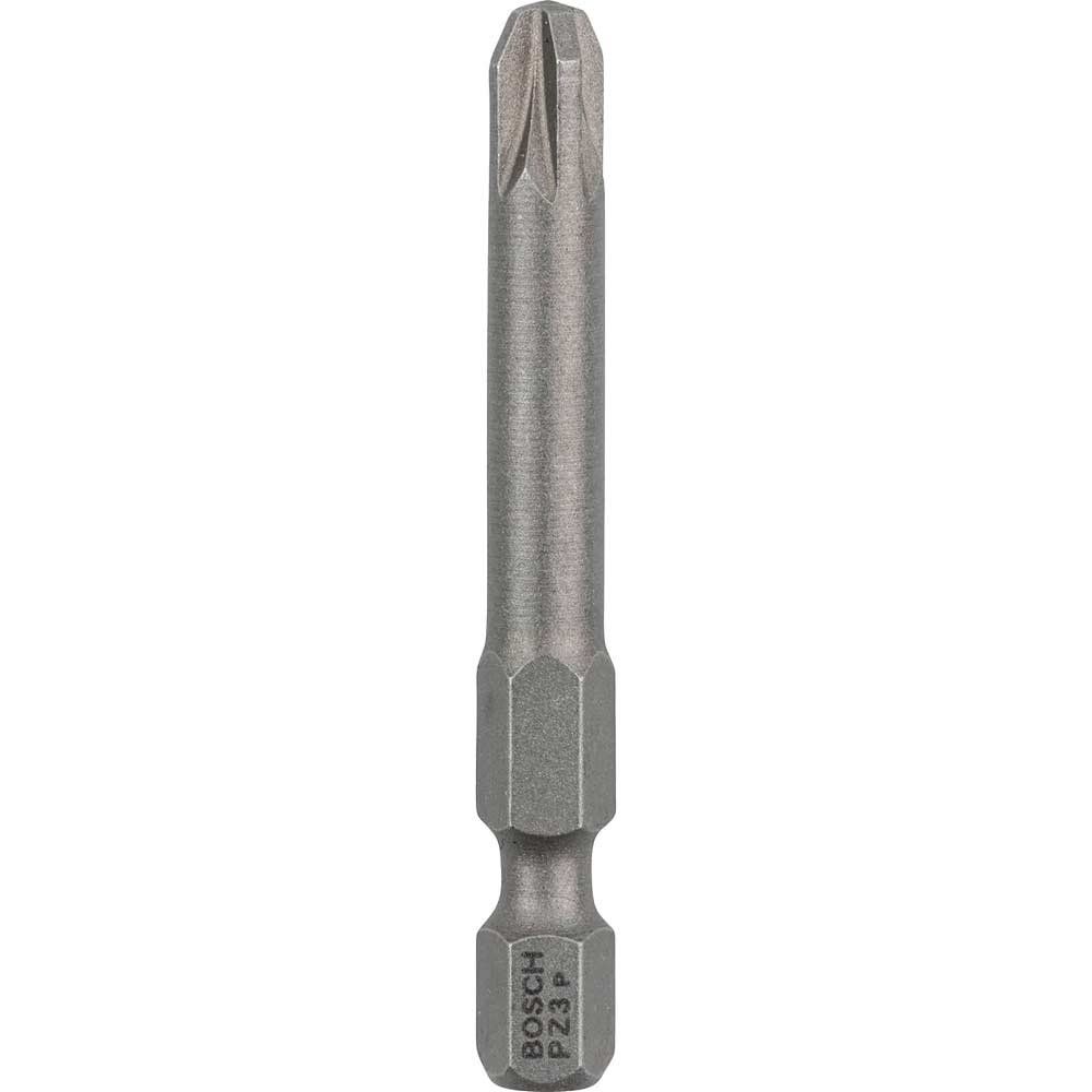Bosch Extra Hard Pozi Screwdriver Bits PZ3 50mm Pack of 25 - Image 1