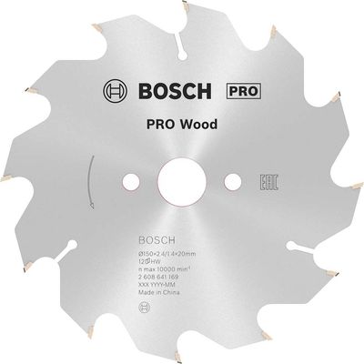 Bosch PRO Optiline Wood Cutting Saw Blade 150mm 12T 20mm