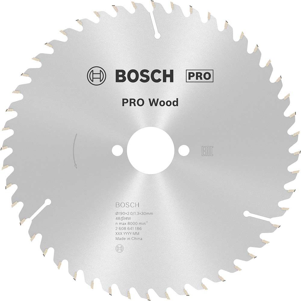 Bosch PRO Optiline Wood Cutting Saw Blade 184mm 48T 30mm - Image 1