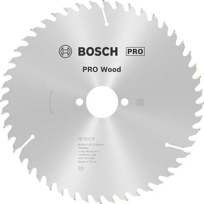 Bosch PRO Optiline Wood Cutting Saw Blade 184mm 48T 30mm