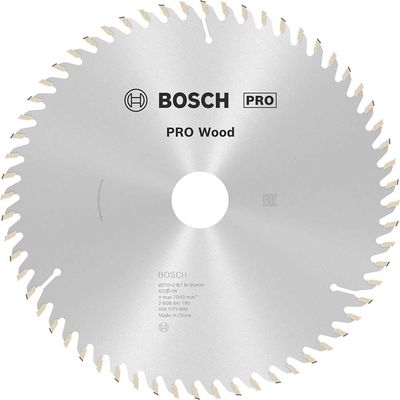 Bosch PRO Optiline Wood Cutting Saw Blade 210mm 60T 30mm