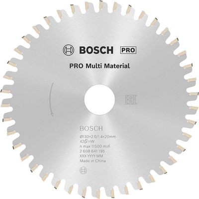 Bosch PRO Multi Material Cutting Saw Blade 130mm 42T 20mm
