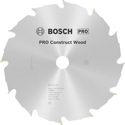 Bosch PRO Construct Wood Cutting Saw Blade 190mm 12T 20mm