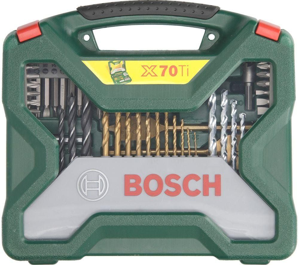 BOSCH Titanium X-Line Drill / Driving Set - 70 Piece Set, Green - Image 1