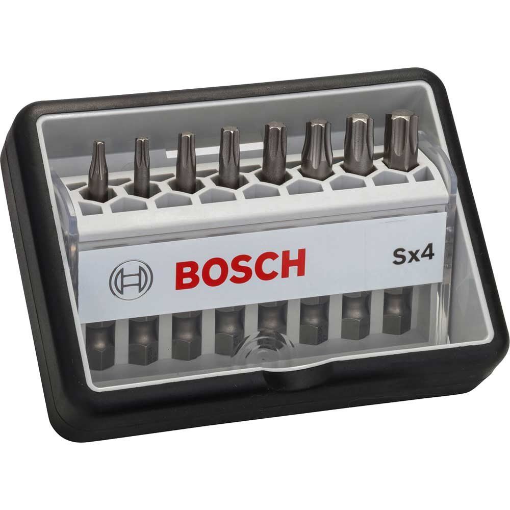 Bosch 8 Piece Sx Extra Hard Screwdriver Bit Set - Image 1