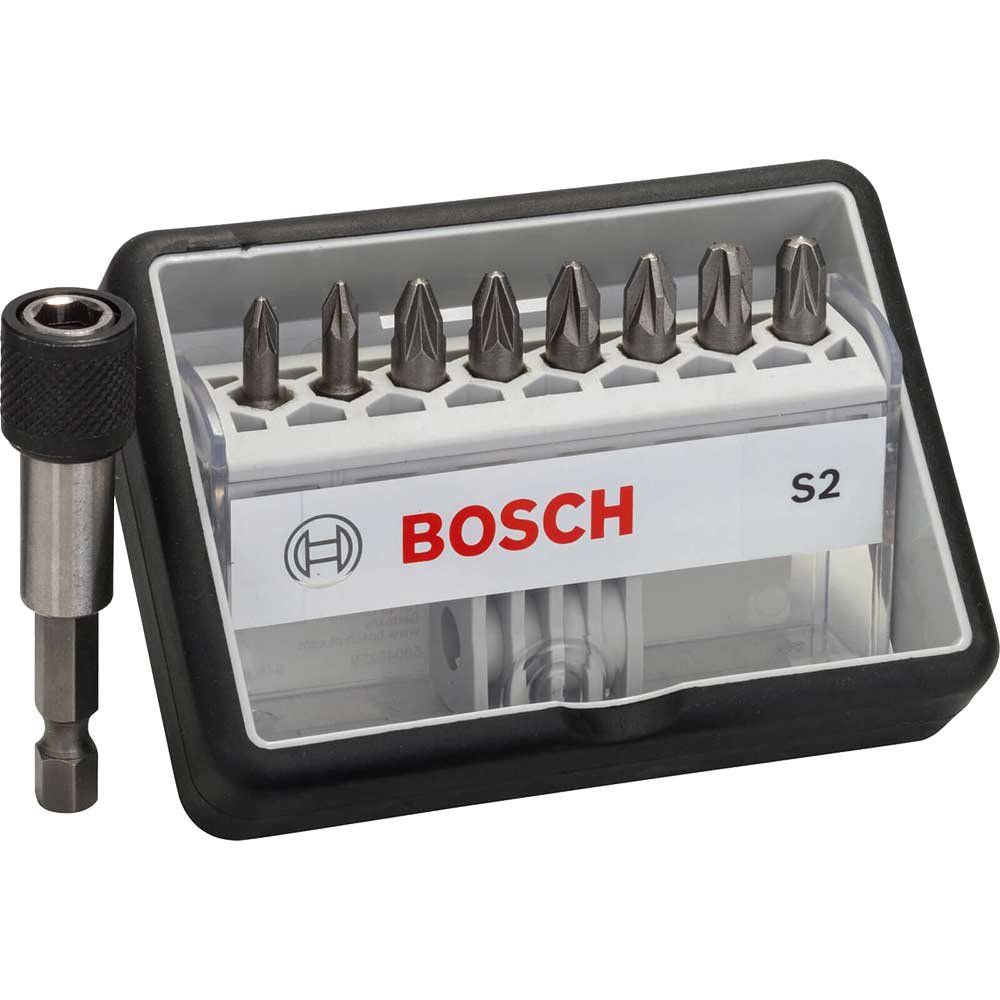 Bosch 9 Piece S Extra Hard Screwdriver Bit Set - Image 1