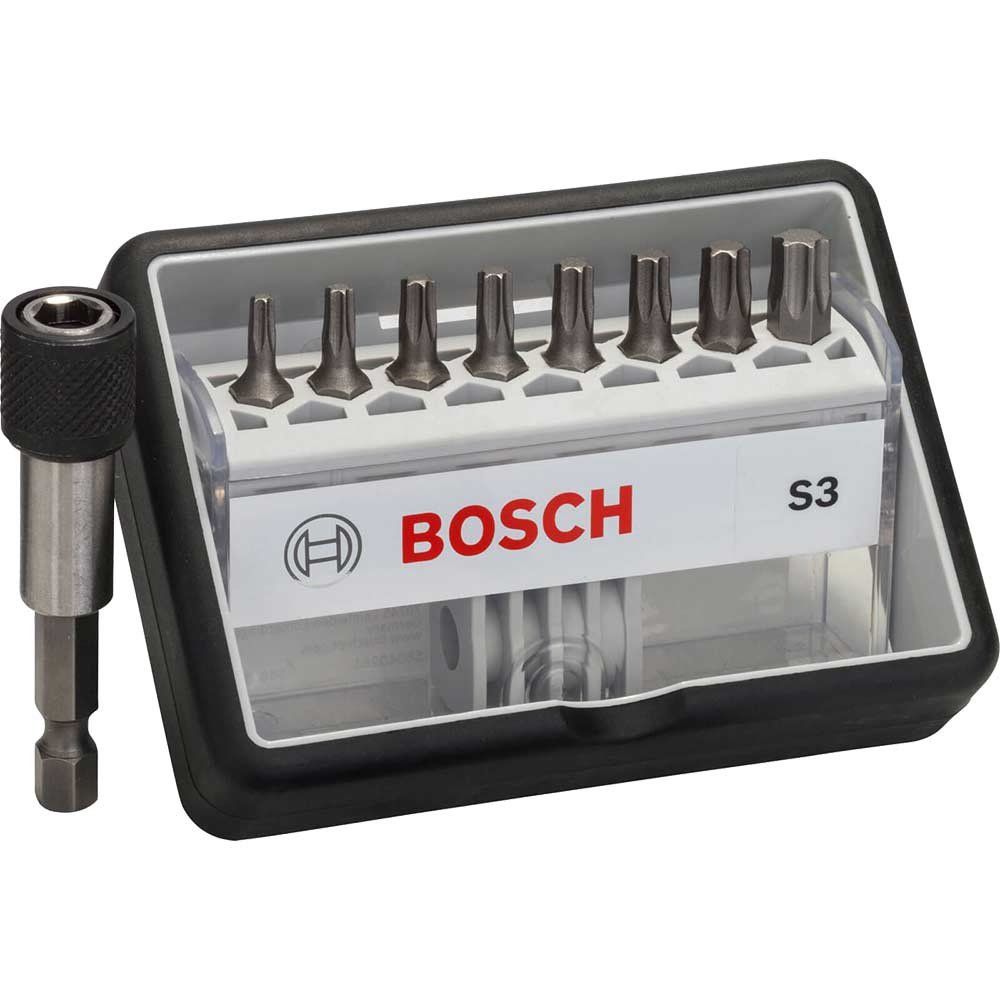 Bosch 9 Piece S Extra Hard Screwdriver Bit Set - Image 1