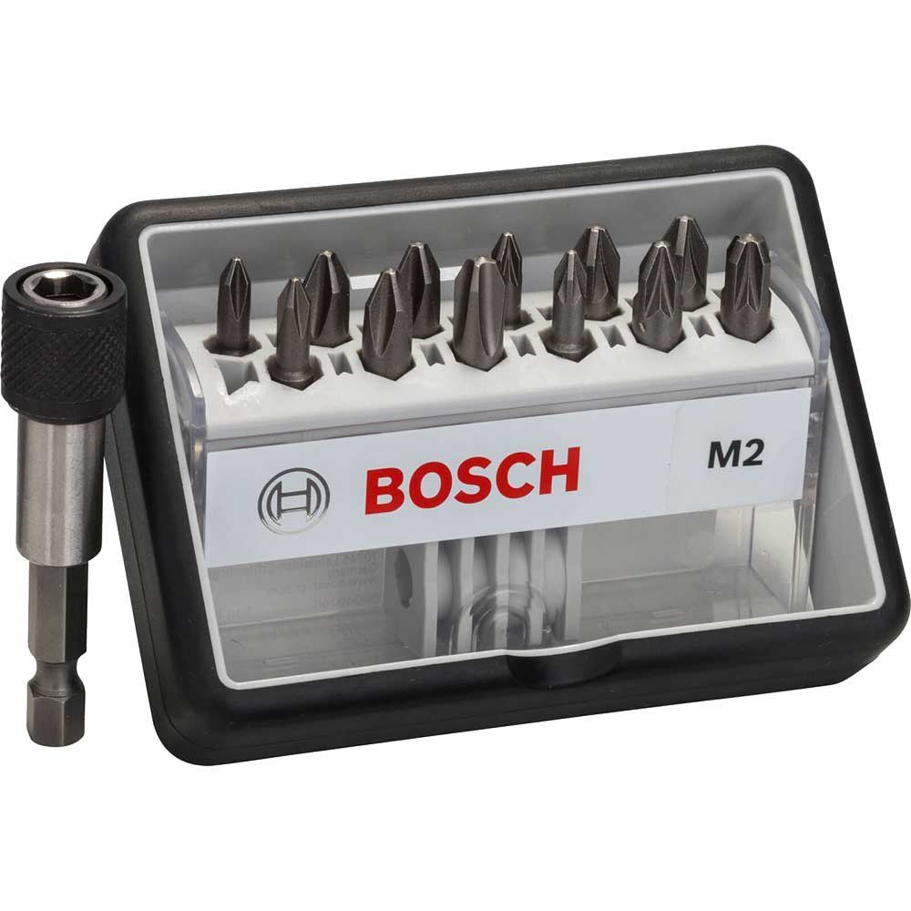 Bosch 13 Piece M Extra Hard Screwdriver Bit Set - Image 1