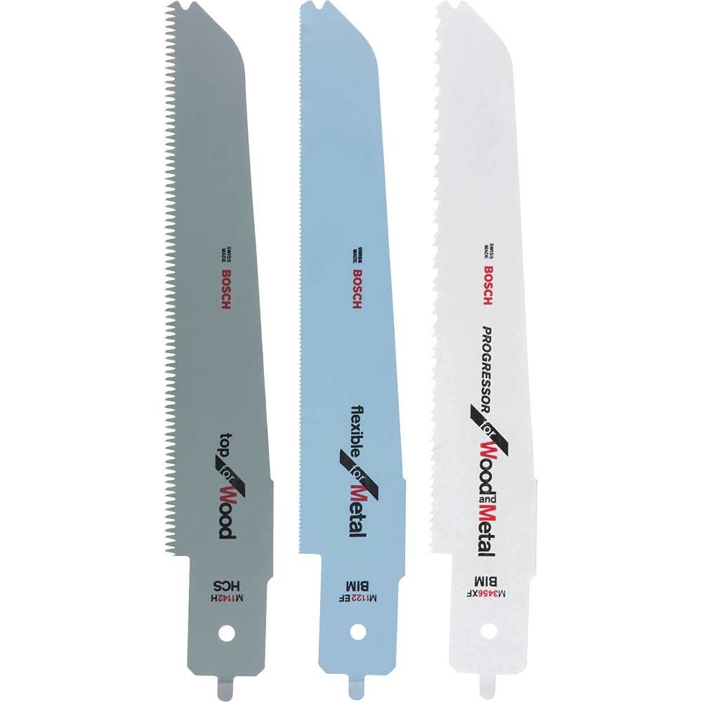 Bosch 3-Piece Jigsaw Blade Set for Bosch Multisaw PFZ 500 - Image 1