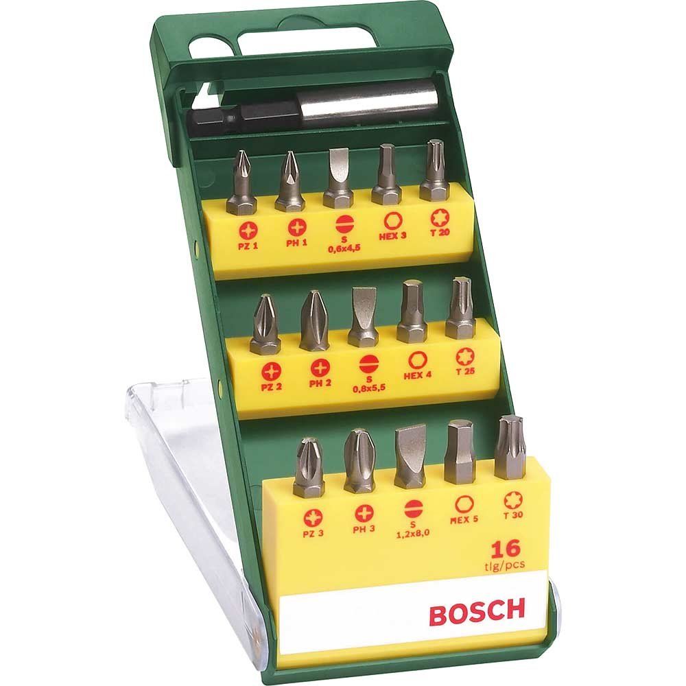 Bosch 16 Piece Mixed Screwdriver Bit Set - Image 1