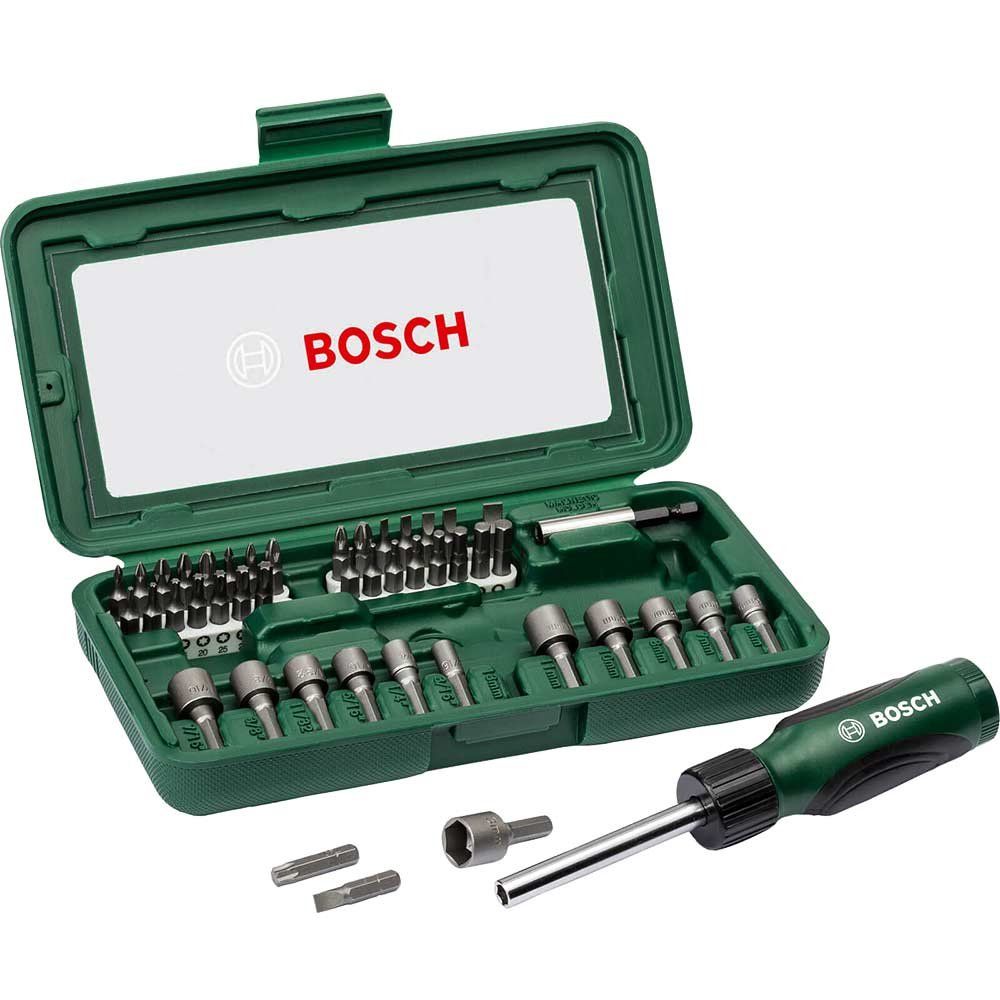 Bosch 46 Piece Ratchet Screwdriver Bit and Socket Set - Image 1