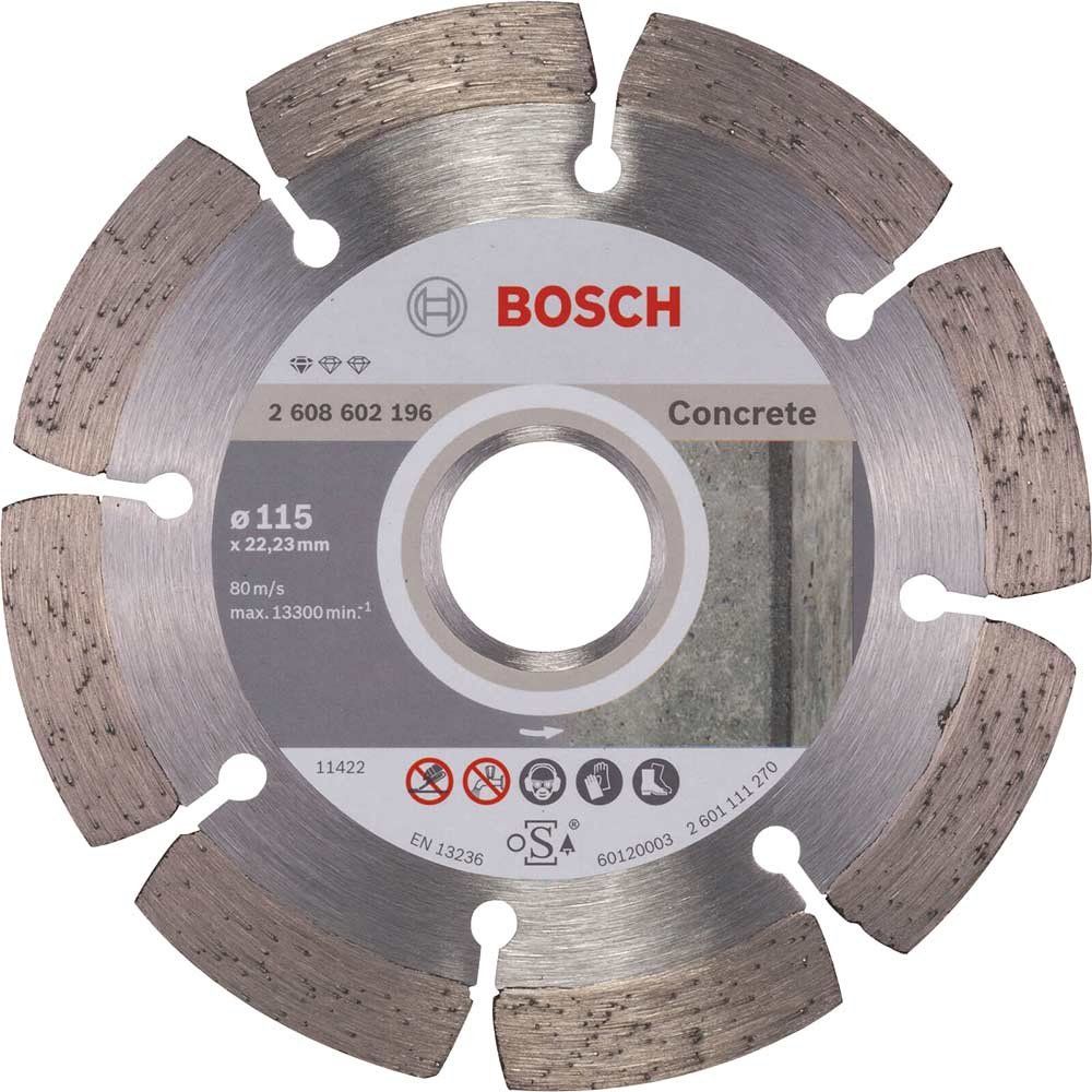 Bosch Standard Concrete Diamond Cutting Disc 115mm - Image 1