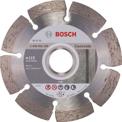 Bosch Standard Concrete Diamond Cutting Disc 115mm