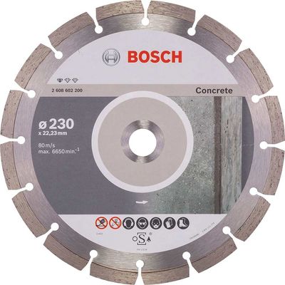Bosch Standard Concrete Diamond Cutting Disc 230mm
