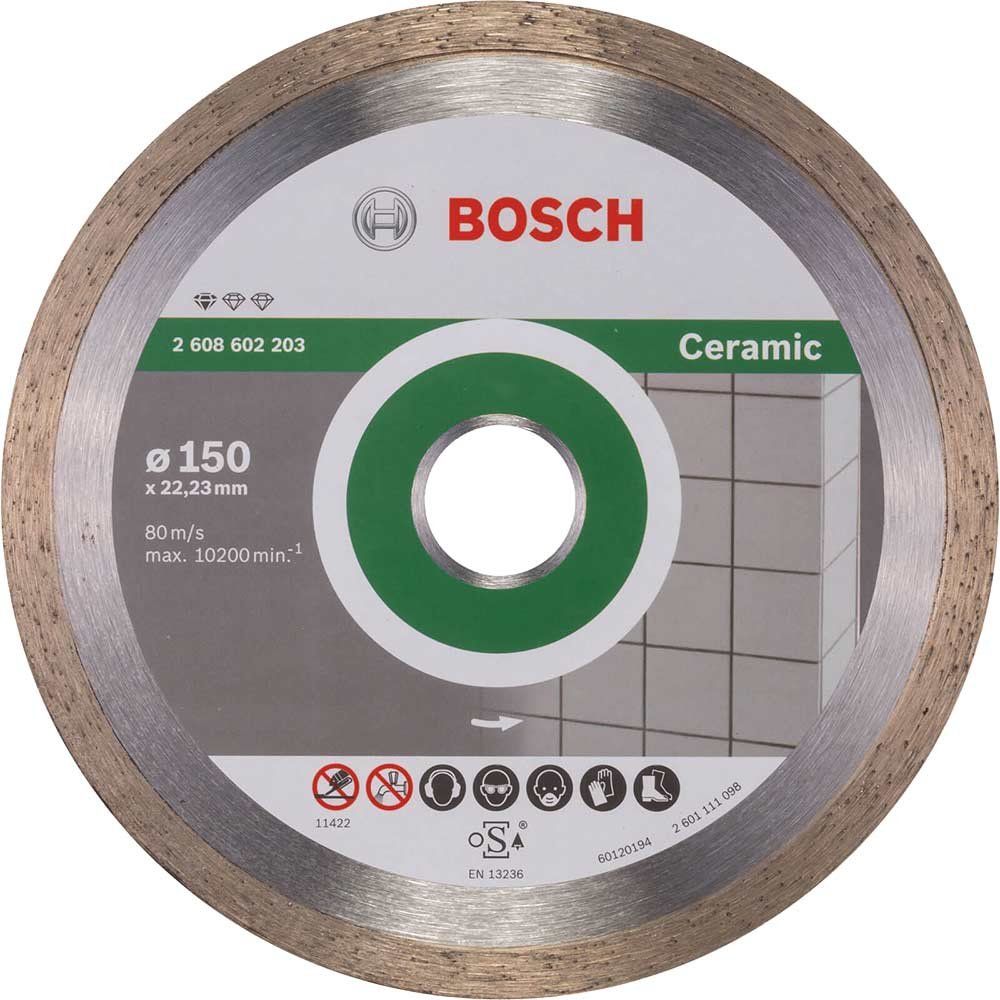 Bosch Diamond Cutting Disc for Ceramic , Porcelain and Stone 150mm - Image 1