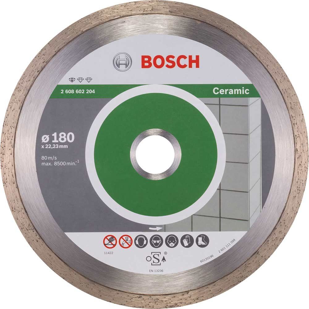 Bosch Diamond Cutting Disc for Ceramic , Porcelain and Stone 180mm - Image 1