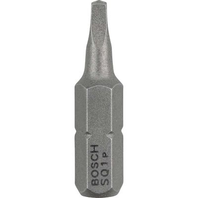 Bosch Square Extra Hard Robertson Screwdriver Bit R1 Square 25mm Pack of 3