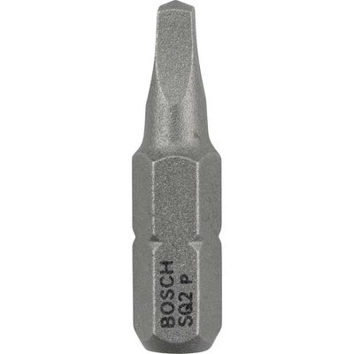 Bosch Square Extra Hard Robertson Screwdriver Bit R2 Square 25mm Pack of 25