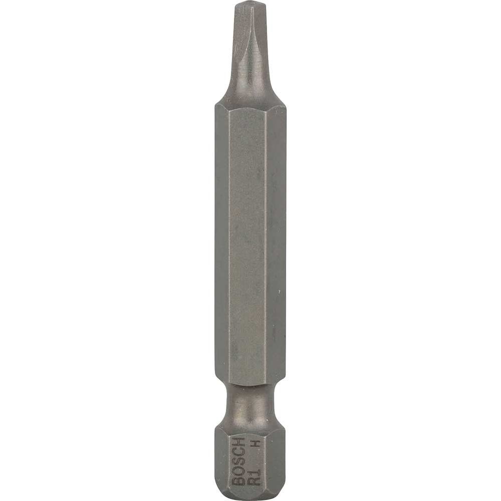 Bosch Square Extra Hard Robertson Screwdriver Bit R1 Square 50mm Pack of 3 - Image 1
