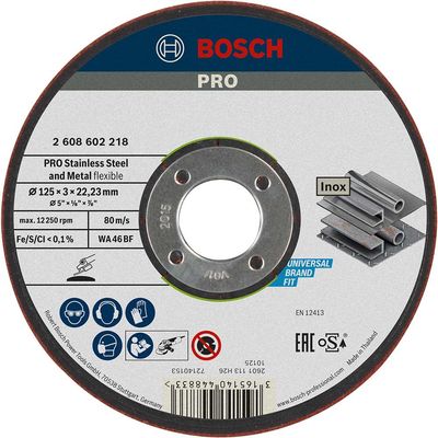 Bosch PRO WA46 BF Semi Flex Metal Grinding Disc 125mm