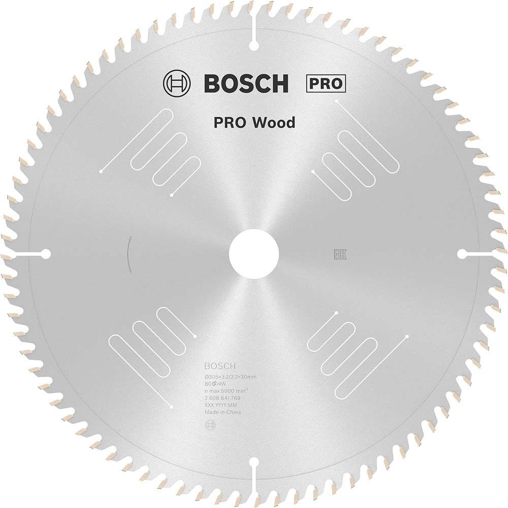 Bosch PRO Wood Cutting Mitre Saw Blade 305mm 80T 30mm - Image 1