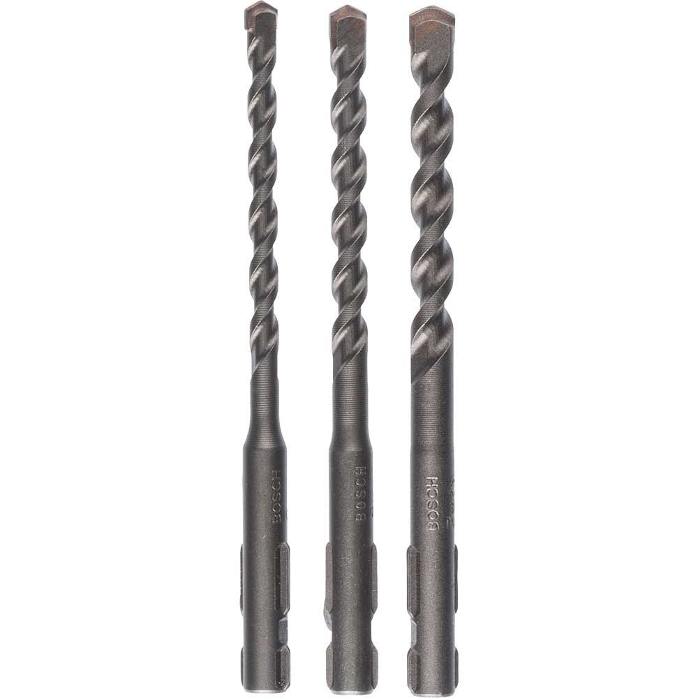 Bosch UNEO 3 Piece SDS Quick Concrete Drill Bit Set - Image 1