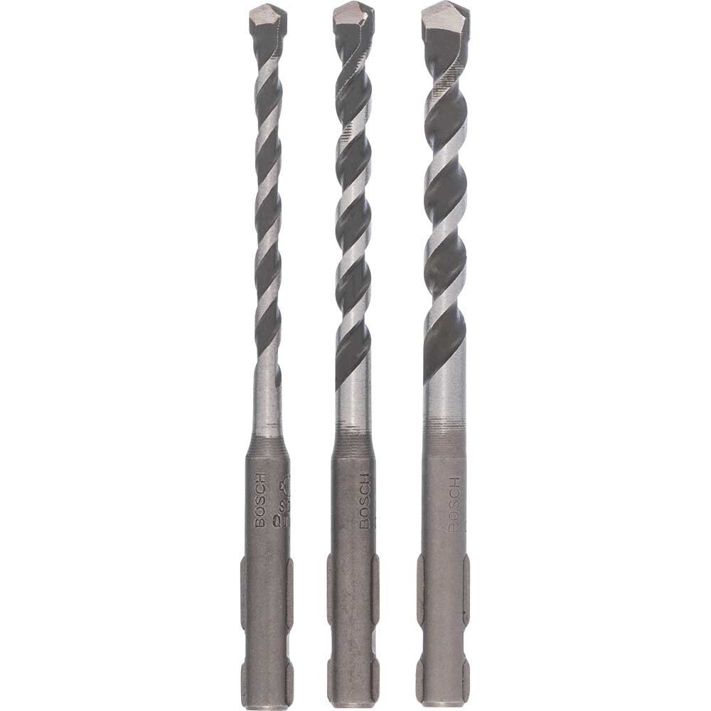 Bosch UNEO 3 Piece SDS Quick Multi Purpose Drill Bit Set - Image 1