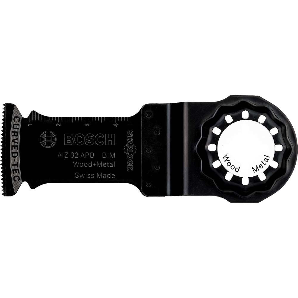 Bosch AIZ 32 APB Starlock Oscillating Multi Tool Metal and Wood Plunge Saw Blade 32mm Pack of 1 - Image 1