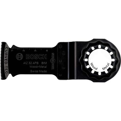Bosch AIZ 32 APB Starlock Oscillating Multi Tool Metal and Wood Plunge Saw Blade 32mm Pack of 1