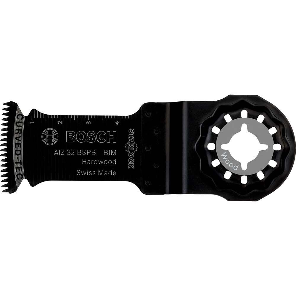 Bosch AIZ 32 BSPB Starlock Oscillating Multi Tool Hard Wood Plunge Saw Blade 32mm Pack of 1 - Image 1
