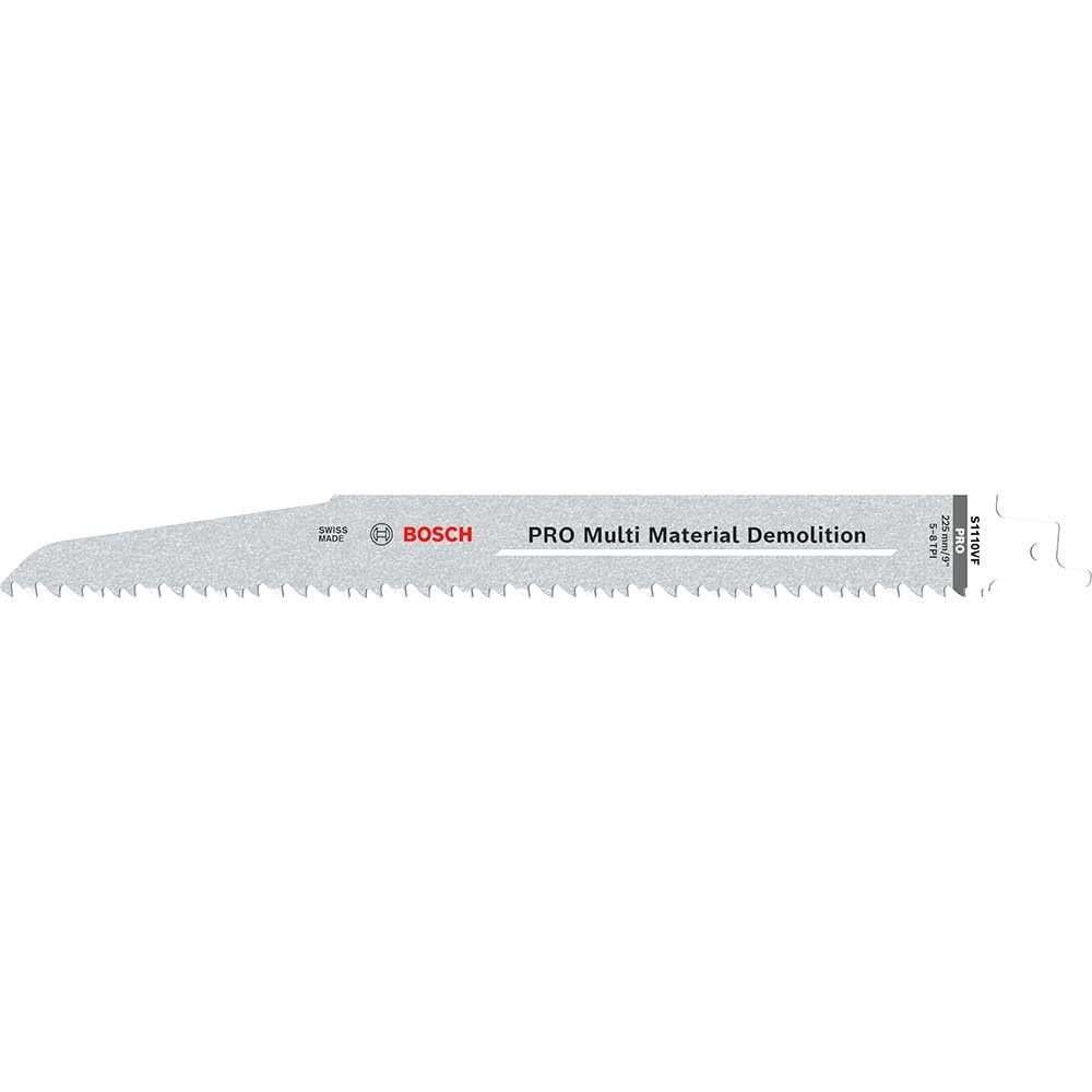 Bosch PRO S1110VF Wood and Metal Cutting Reciprocating Sabre Saw Blades Pack of 5 - Image 1