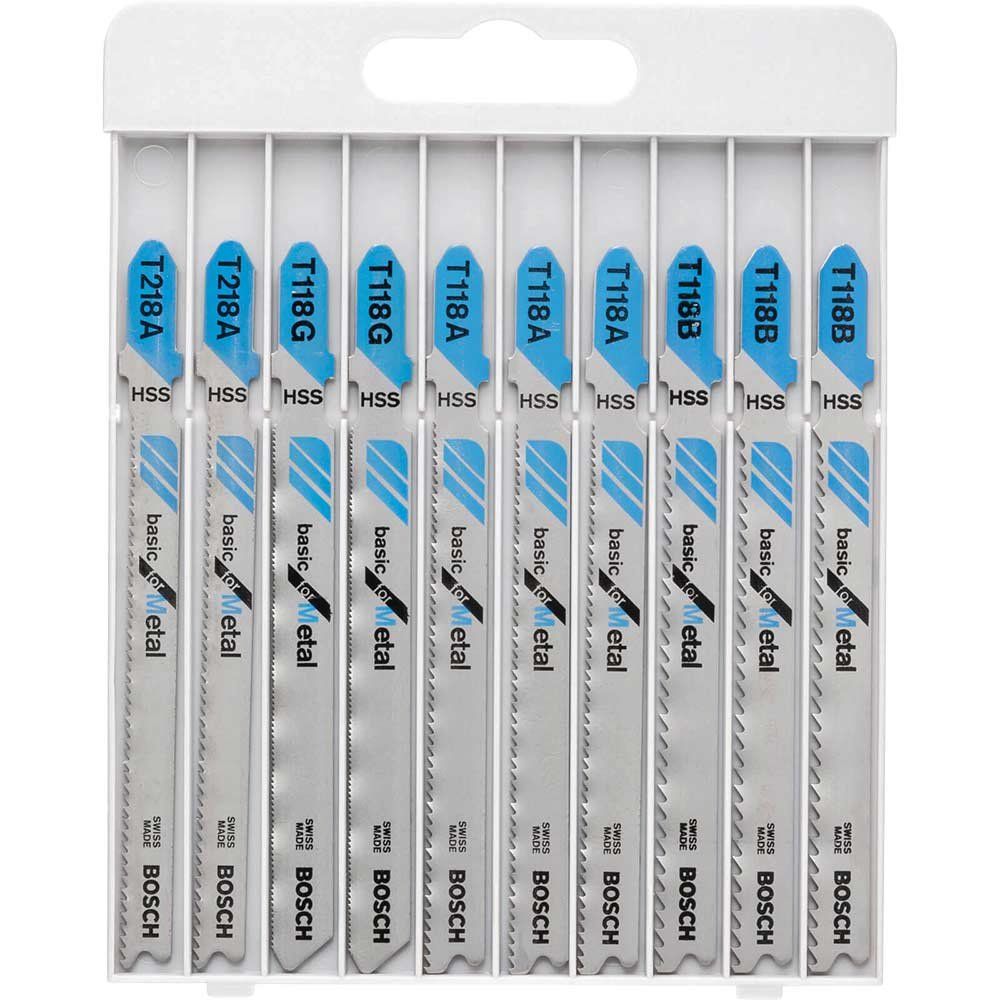 Bosch 10 Piece X-Pro Line Metal Cutting Jigsaw Blade Set - Image 1