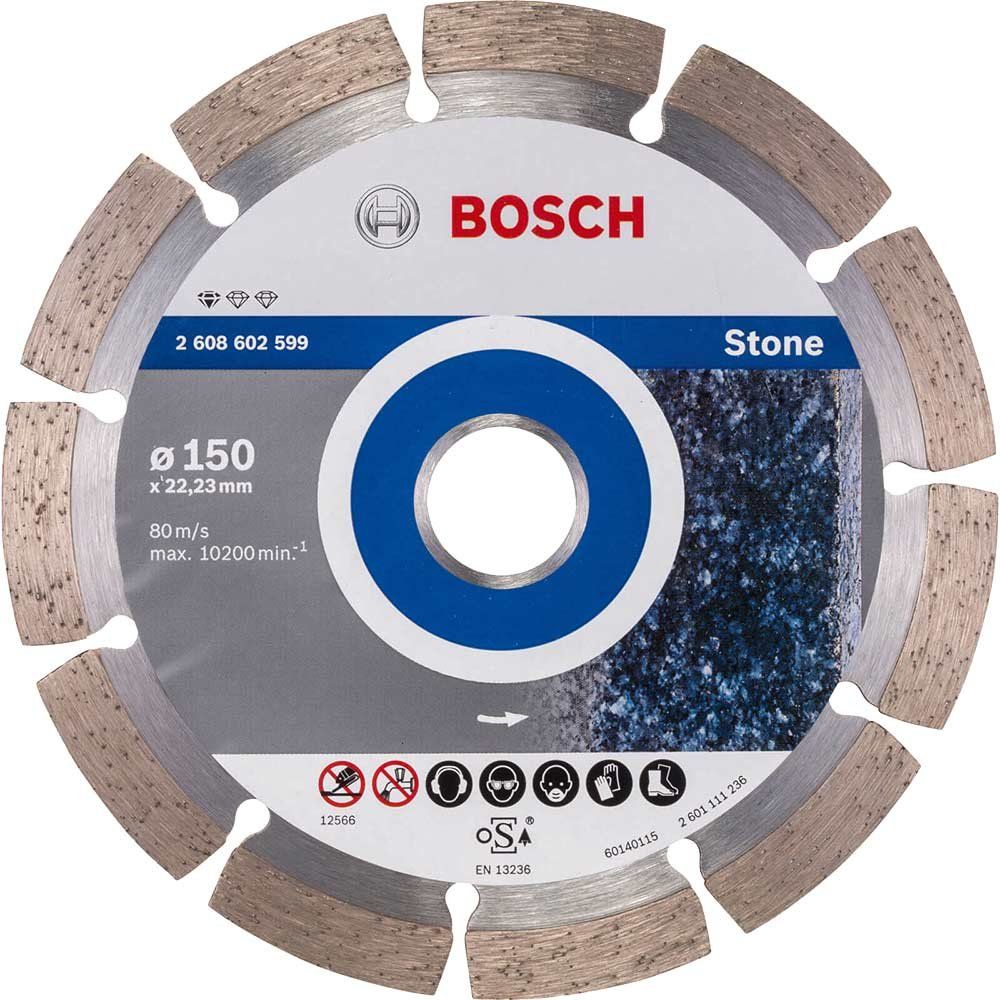 Bosch Standard Stone Diamond Cutting Disc 150mm - Image 1