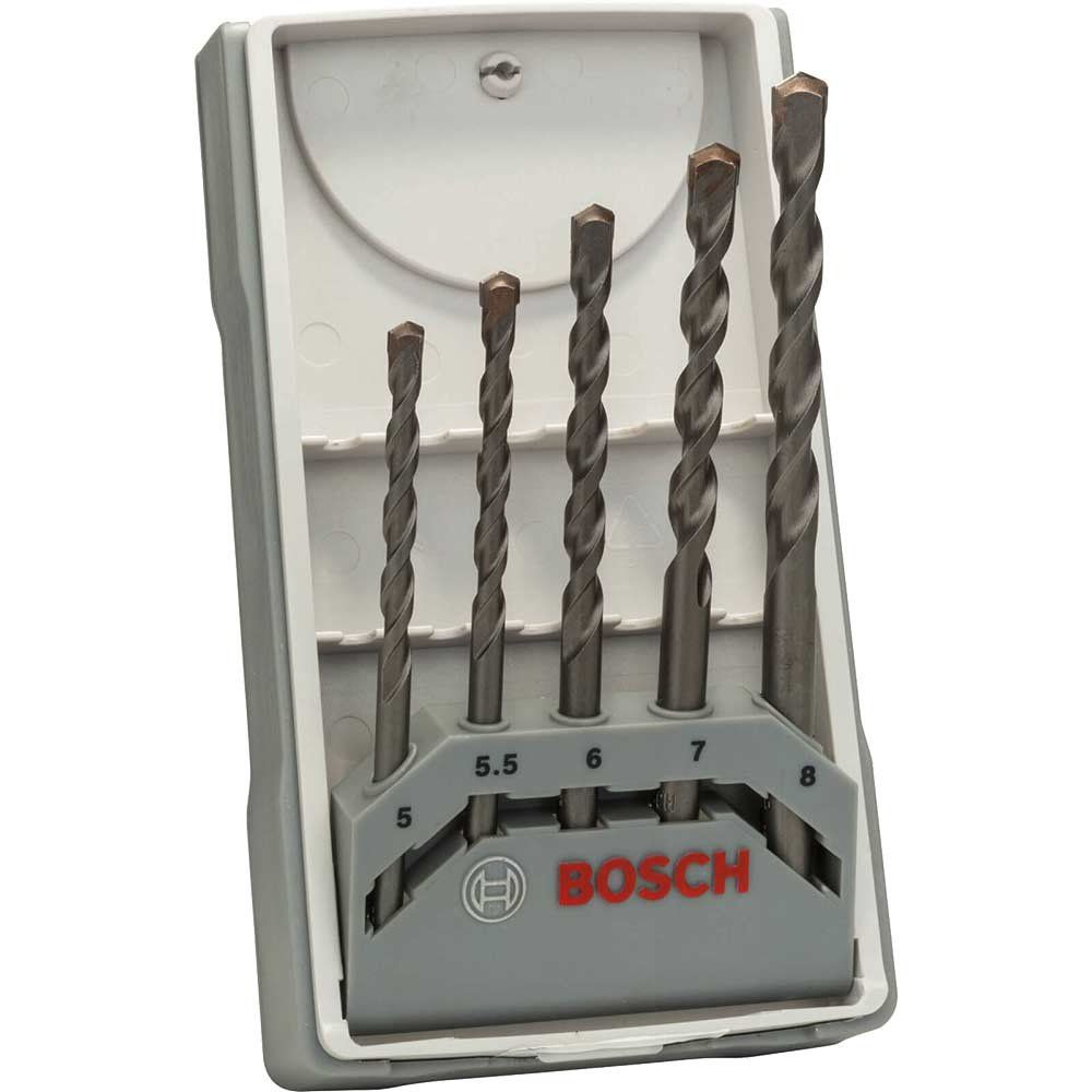 Bosch 5 Piece Concrete Drill Bit Set - Image 1